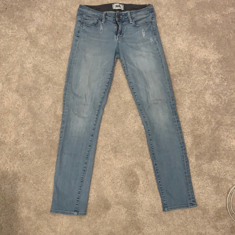 Paige Light Wash Jeans